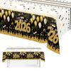 130x220cm Graduation Tablecloth Disposable Class of Party Decor Bachelor Cap Print Table Cover