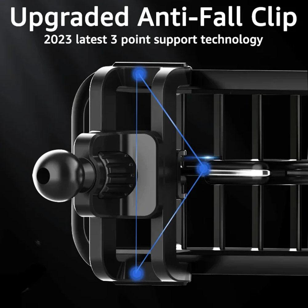 17mm Ball Head Car Air Vent Clip for Car Phone Holder Mount Universal Car Air Outlet Hook Clamp for Mobile Phone GPS Brackets
