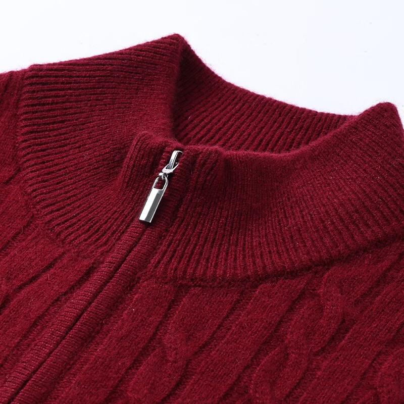 Pierre Cardin Men's Half-Zip Cashmere Mock Neck Sweater