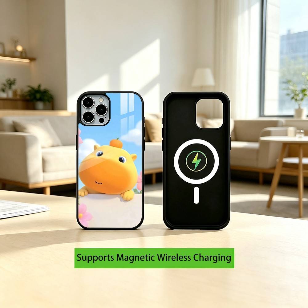 Lu lu C-Capybara Gfit  Phone Case For iPhone17,16,15,14,13,12,11 Plus,Pro Supports Magnetic Wireless Charging iPhone11