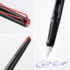 LAMY Joy Black Calligraphy Fountain Pen Set Black Fountain pen with 3 different nib sizes Ribbon nib ergonomic grip calligraphy pen Includes 5 LAMY T
