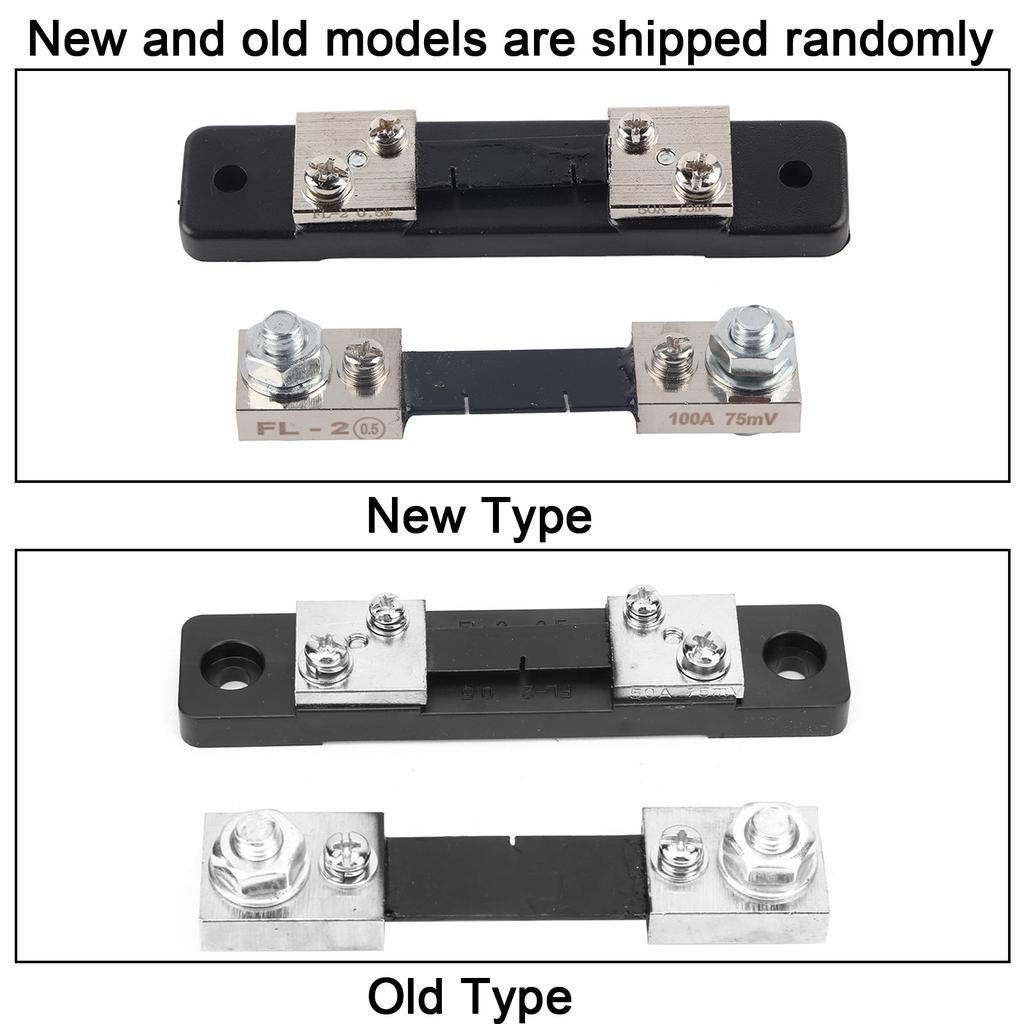 50A/100A Current AMP Shunt Resistor 75mV FL-2 for Digital Ammeter Analog Meter