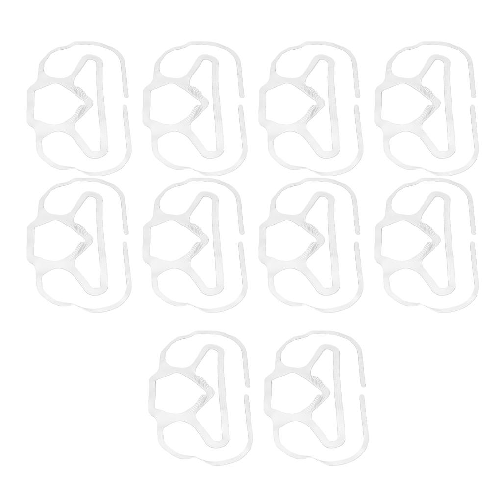10Pcs Mask Brace Antifog Food Grade Silicone Freely Foldable Reusable Mask Support Frame for Outdoor   School