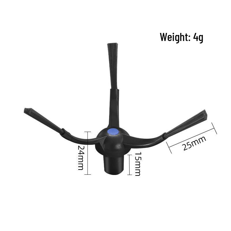 Ecovacs X2S Robot Vacuum Cleaner Accessories: Main Roller, Side Brush, Edge Mop Cloth, Filter Core, Dust Bag