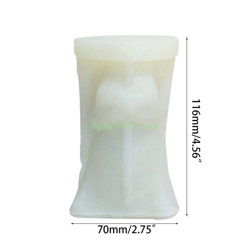 24TE Guardian Holds Book Silicone Mould Little Girl Molds Resin Molds DIY Castings Molds Home Decorations