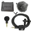 Edutige External Microphone for and Records Audio and Includes Original Sticker iPhone, Smartphone, Tablets, Video, (EIM-009 Plus)