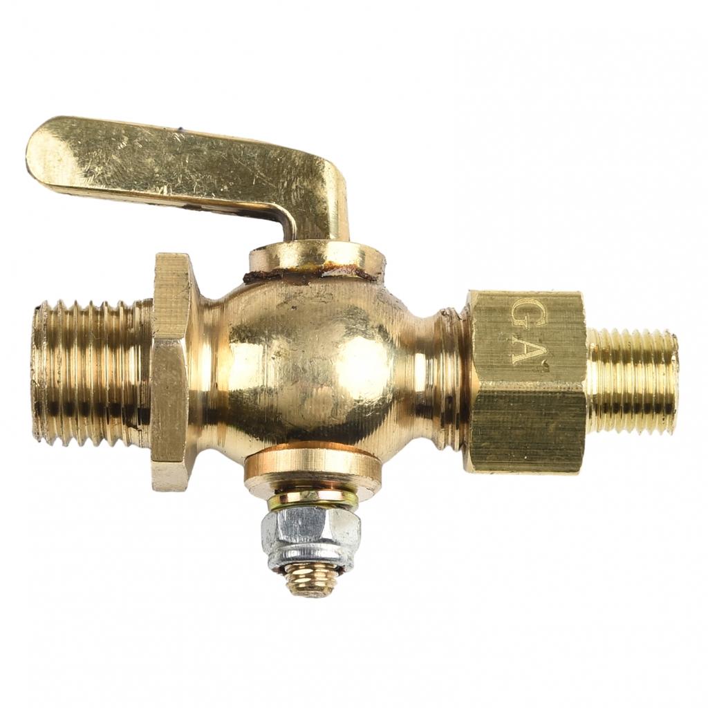 Brass Petcock 1/8"-1/4" Fuel Tap Suitable for Vintage Motorcycles