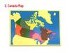 Montessori Beech Wood Map Puzzle & Flag Set for Classroom Display
