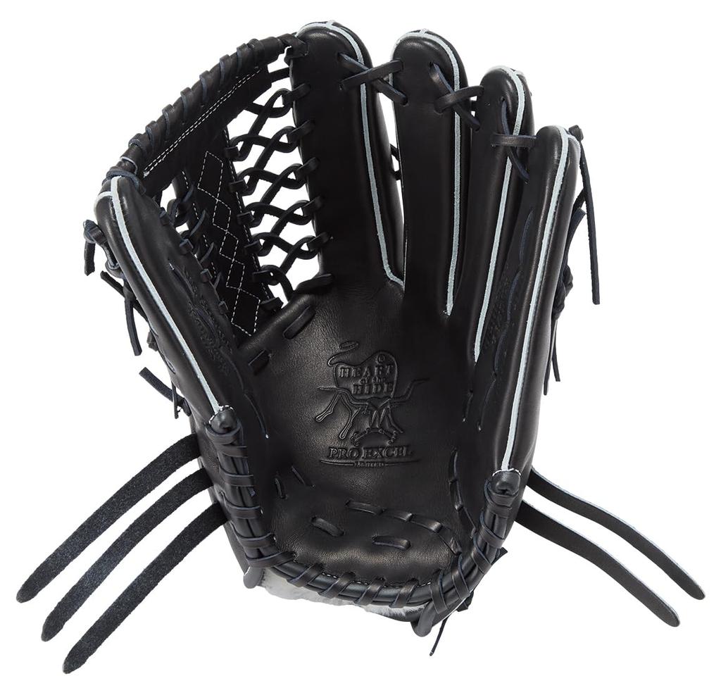 Rawlings baseball adult HOH PRO EXCEL black size cm worn on the left glove, size, softball, GR5HESH99, [outfielder], 12.75 (for right-handed throwers,