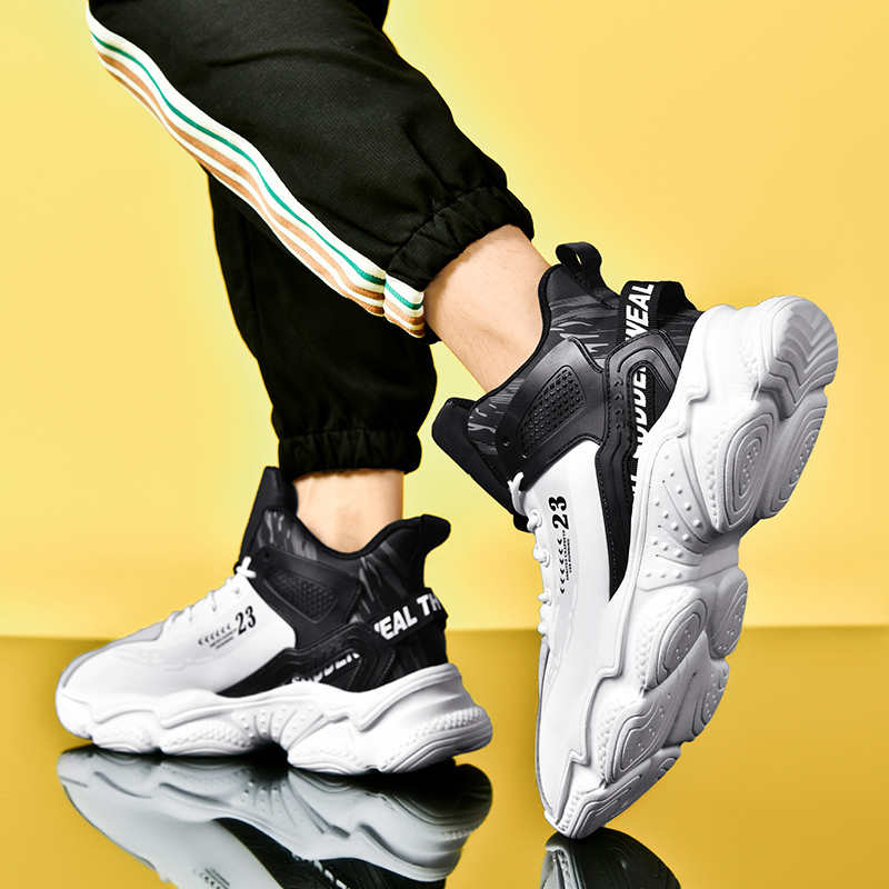 Fashion Lace-up Long New Sneakers Nursing Boot Shoes For Men White Men's Sapatenis Sports Gym Class Sports Welcome Deal