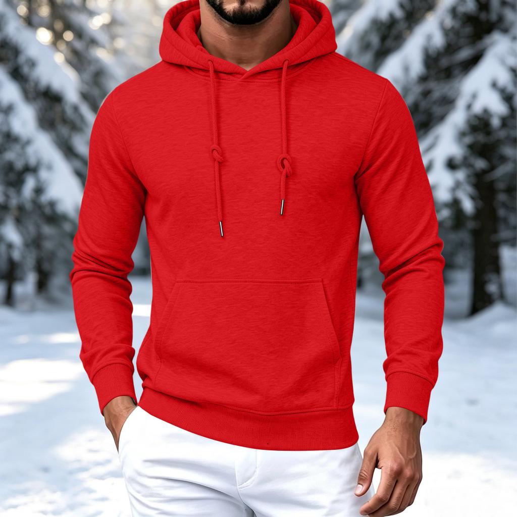 Men's Color Lined Hoodie for Casual Everyday Wear