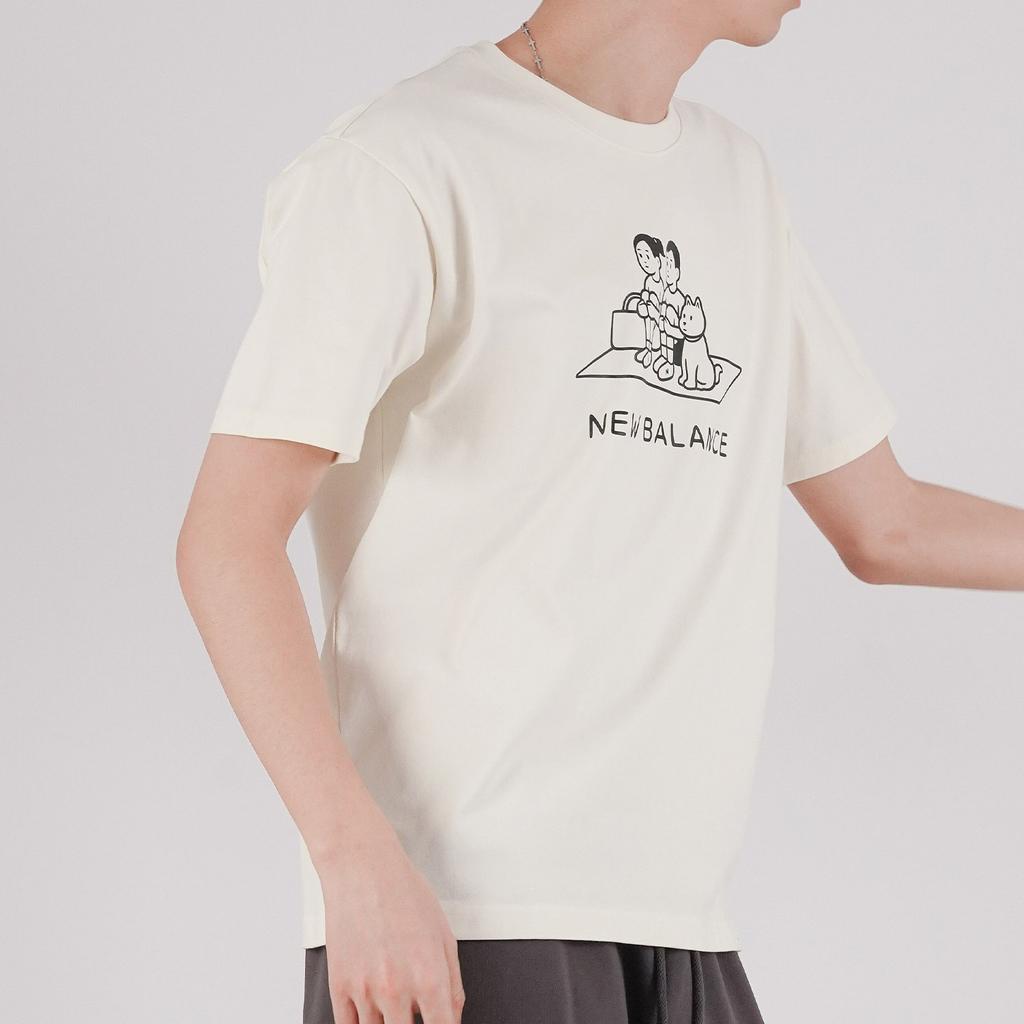 New Balance X Noritake Unisex Sports Tee White AMT12349-RSI