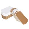 50 uds Caja Almohada de Papel Kraft Negra Blanca Para Joyería Dulces Regalo Recuerdos de Boda Pequeña Empresa Suministros de Embalaje Material bolsos