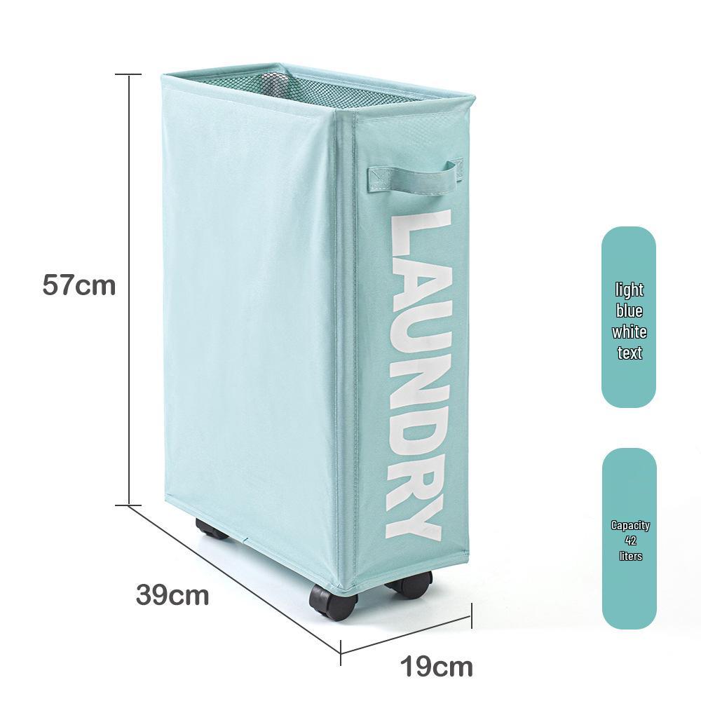 Καλάθι Απλύτων Μονής Θήκης από Ύφασμα Oxford και Κουτί Αποθήκευσης για Υπνοδωμάτιο