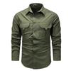 Outdoor Taktisches Hemd Herren Frühling und Herbst Neu Elastisch Schnelltrocknend Verschleißfest Militärstil Wandern und Bergsteigen Arbeitskleidung Hemd Jacke