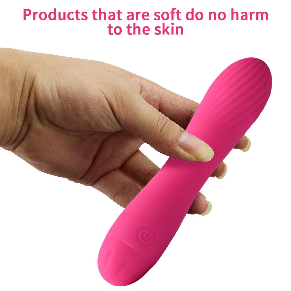Bestie 10-Mode Rechargeable Vibrating Dildo - Ribbed Electric Stimulation AV Rod for Women's Pleasure