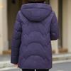Middle Age Women Winter Short Down Coats Vintage Plus Size Parkas Hooded Elegant Thick Warm Down Jackets Woman Outerwears