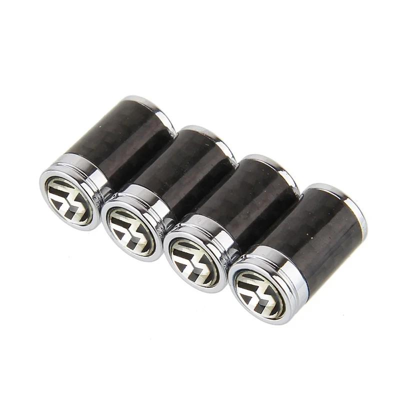 2026 Hot For VW VOLKSWAGEN 4pcs Car Wheel Valve Caps for Volkswagen Passat Tiguan Golf Bora Jetta Beetle Scirocco Sharan Sagitar