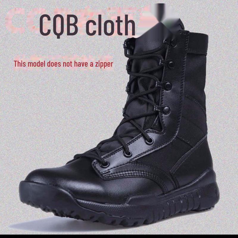 Herren Sommer Mesh Atmungsaktive Outdoor Kampfstiefel - High Top Europäisch/Amerikanischer Martin Stil