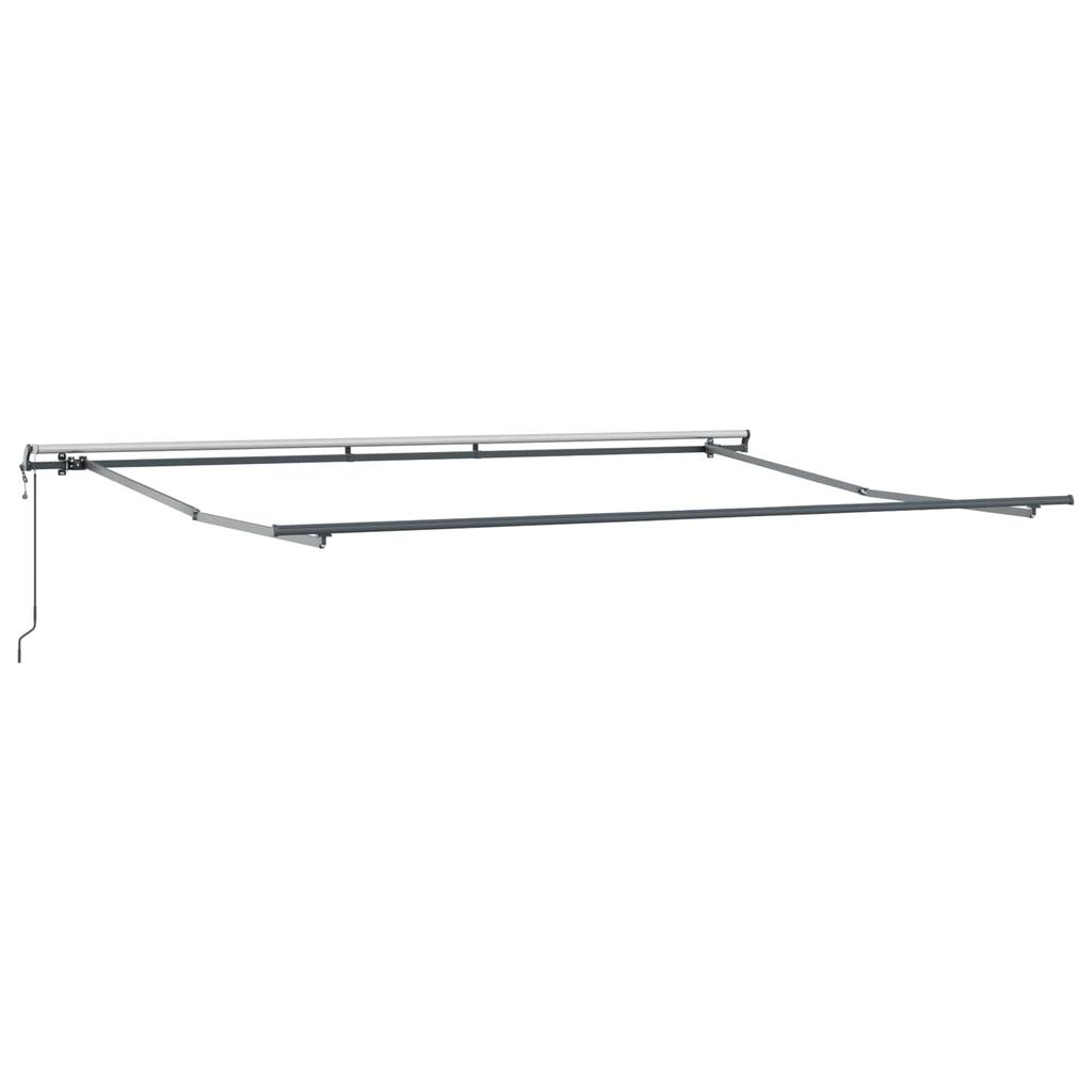 Retractable Awning Red and White 450 X 350 Cm