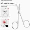 Eyebrow & Nose Hair Trimming Scissors Set for Men & Women - Makeup & Beauty Tool Kit