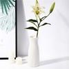 6PCS Elegant Plastic Flower Holder Vases With Subtle Texture Small Storage Bottle For Home Decoration