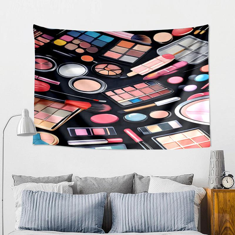 Hair Styling Essentials Printed Tapestry, Wall Hanging,Livingroom, dormitory, Large Wall Decor, Fabric Decor Fan Birthday Gifts