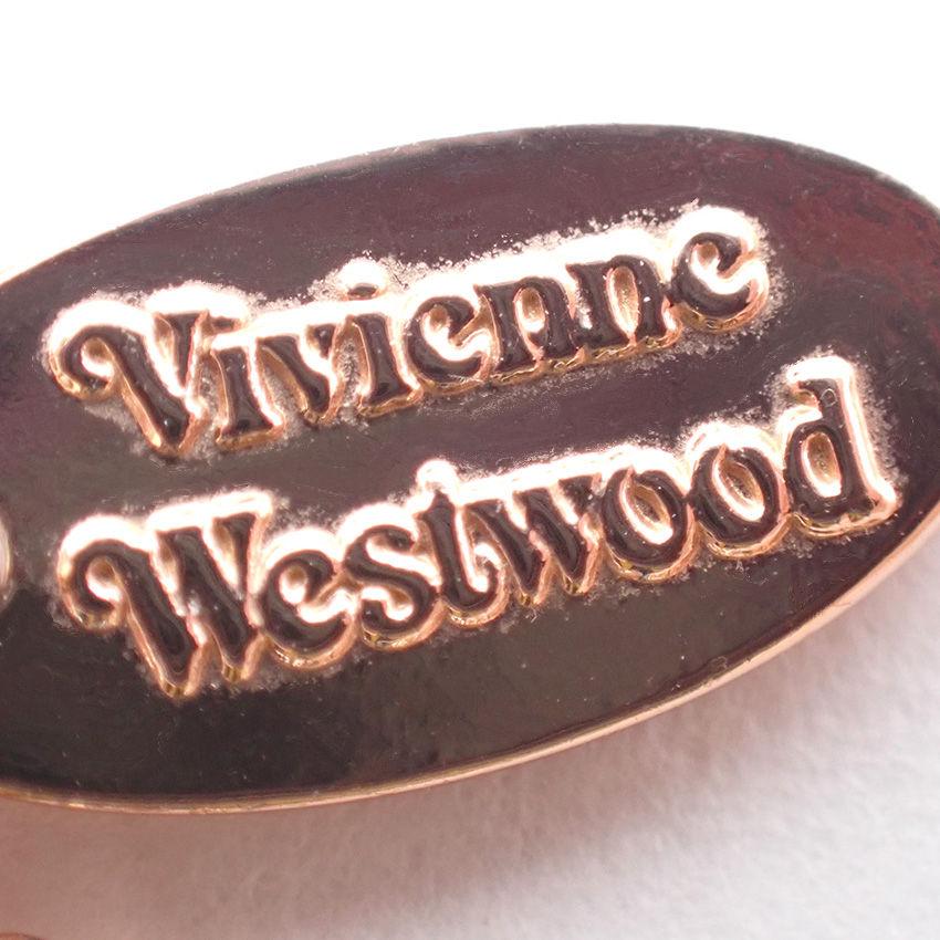 Pre-owned Vivienne Westwood Pink Gold Orb Pendant Necklace (j61-12)