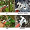 Camping Gear Multitool, Cool & Unique Birthday Gifts For Men Husband Boyfriend, 18-in-1 Gear For Outdoor Hunting Hiking, Emergency Escape Tool With