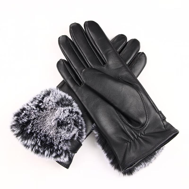 

Hengyuanxiang Women s Sheepskin Warm Gloves