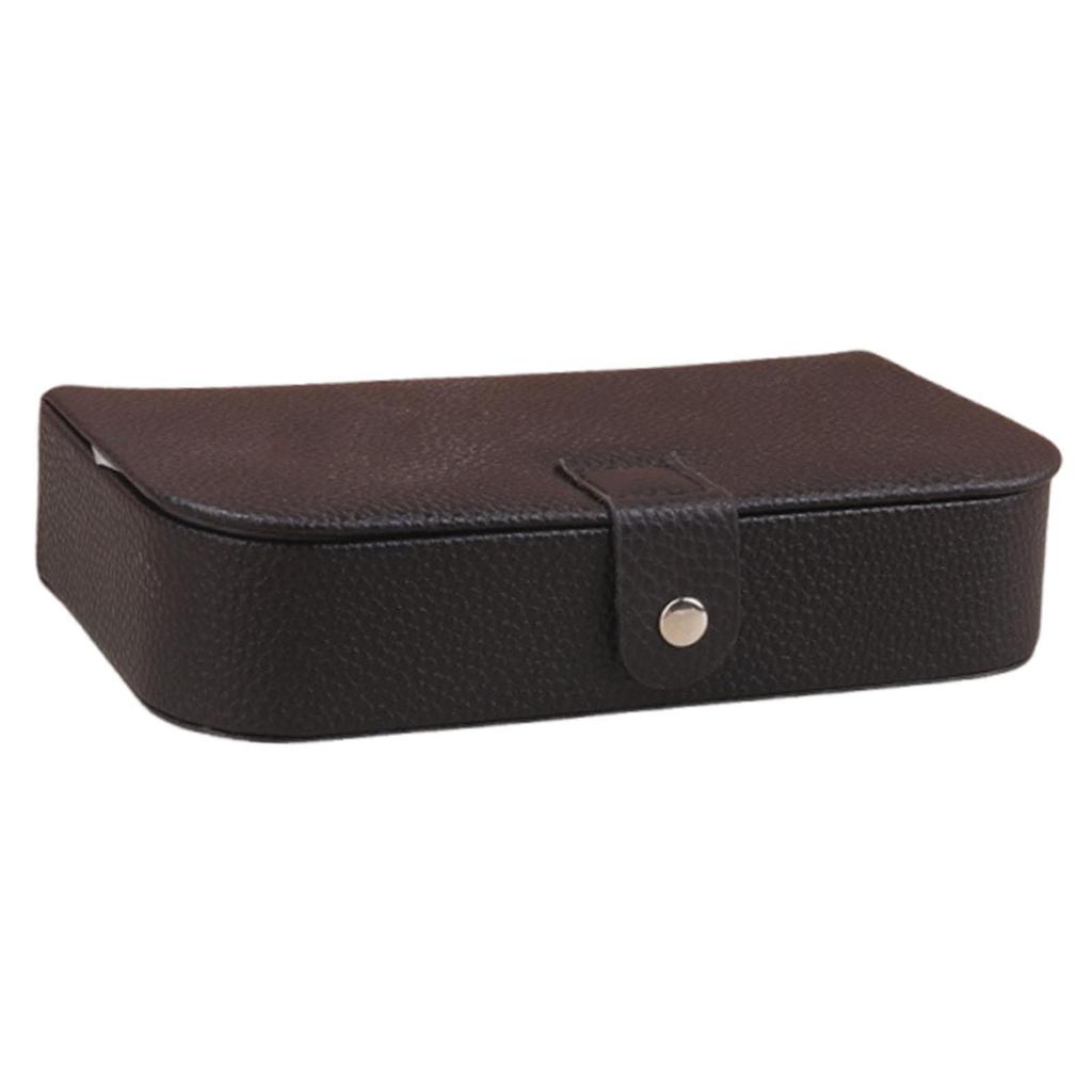 Jewelry rage Case Organizer Durability, Gift Accessory, Compact Travel Box PU Leather for