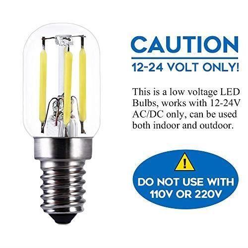 Ampoule LED - E14 - 3W - 24V - Blanc Chaud 2700K - 250LM - Non Dimmable