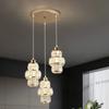 Modern Light Luxury Crystal Chandelier Living Room Ceiling Chandelier Bedroom Hanging Pendant Lamp Dining Room E27 Chandeliers