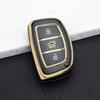3 Buttons TPU Car Key Case Cover For Hyundai Tucson Sonata Santa Fe Elantra Accent Solaris Verna Ix25 Ix35 I20 I30 I40 Auto Bag