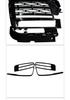 2019 Range Rover SV Autobiography Front Bumper Fog Light Frame Set, 5-Piece