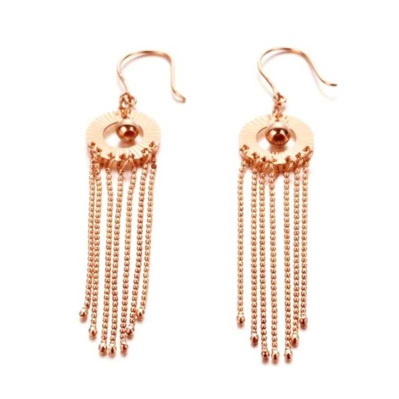 Orecchini con nappa e perline rotonde, stile lucido e delicato, per donna, orecchini squisiti eleganti, alla moda, fidanzamento, Zircone, regalo