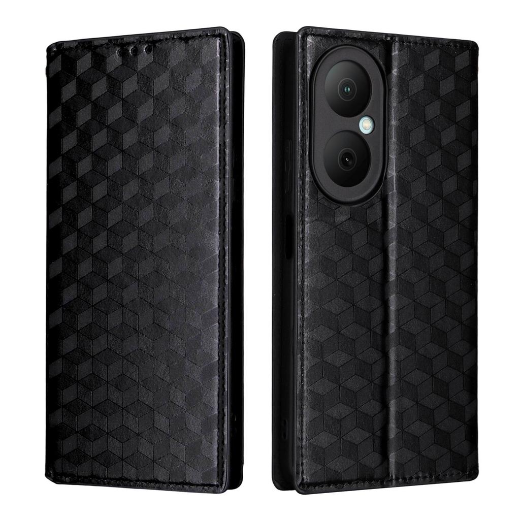 Flip Cover für Huawei Enjoy 80 4G PU-Leder Ganzkörperschutz Mit [RFID-Blockierung] Stoßfest Langlebig Retro Handyhülle