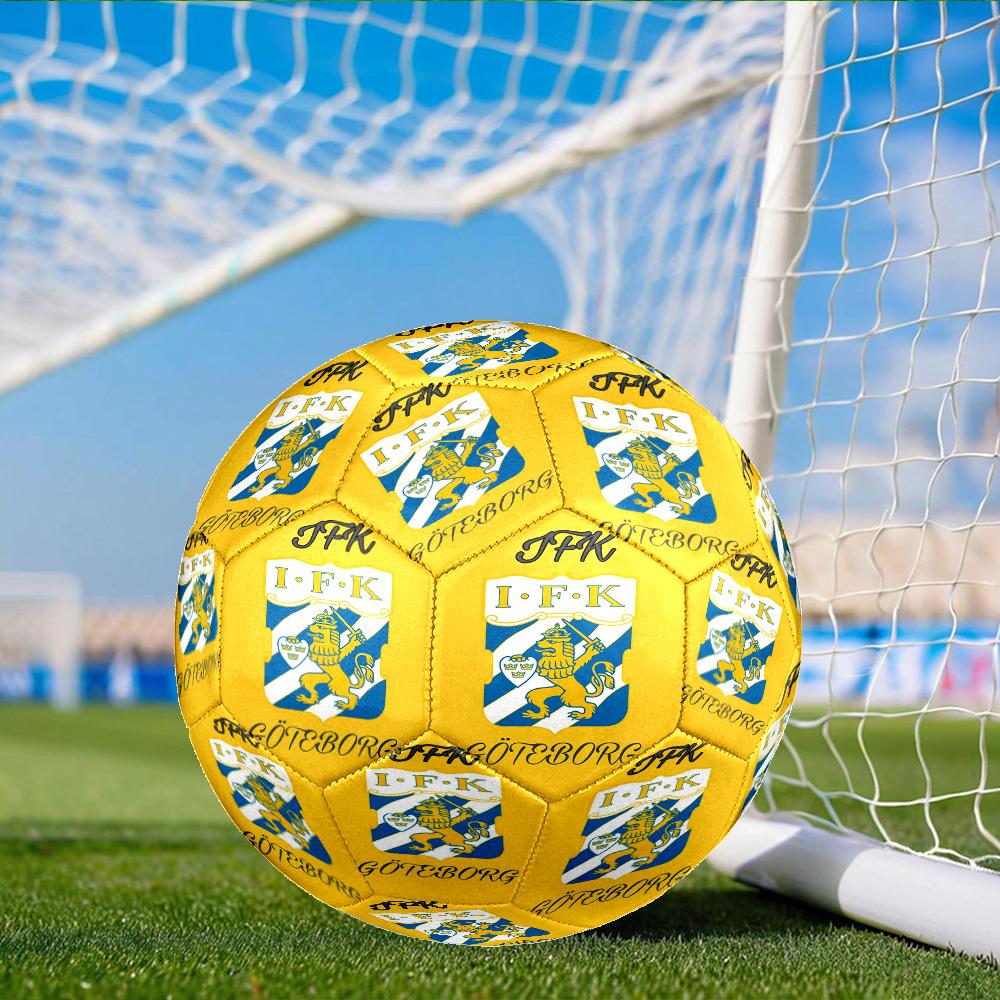 IFK Gothenburg Size 5 Soccer Balls, Anti-Slip, Protective Football, Outdoor Sport, Practice Games, Birthdays Gift Suitable for fan
