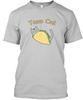 Taco Cat Adult T-shirt Made In the USA Size S To 5XL