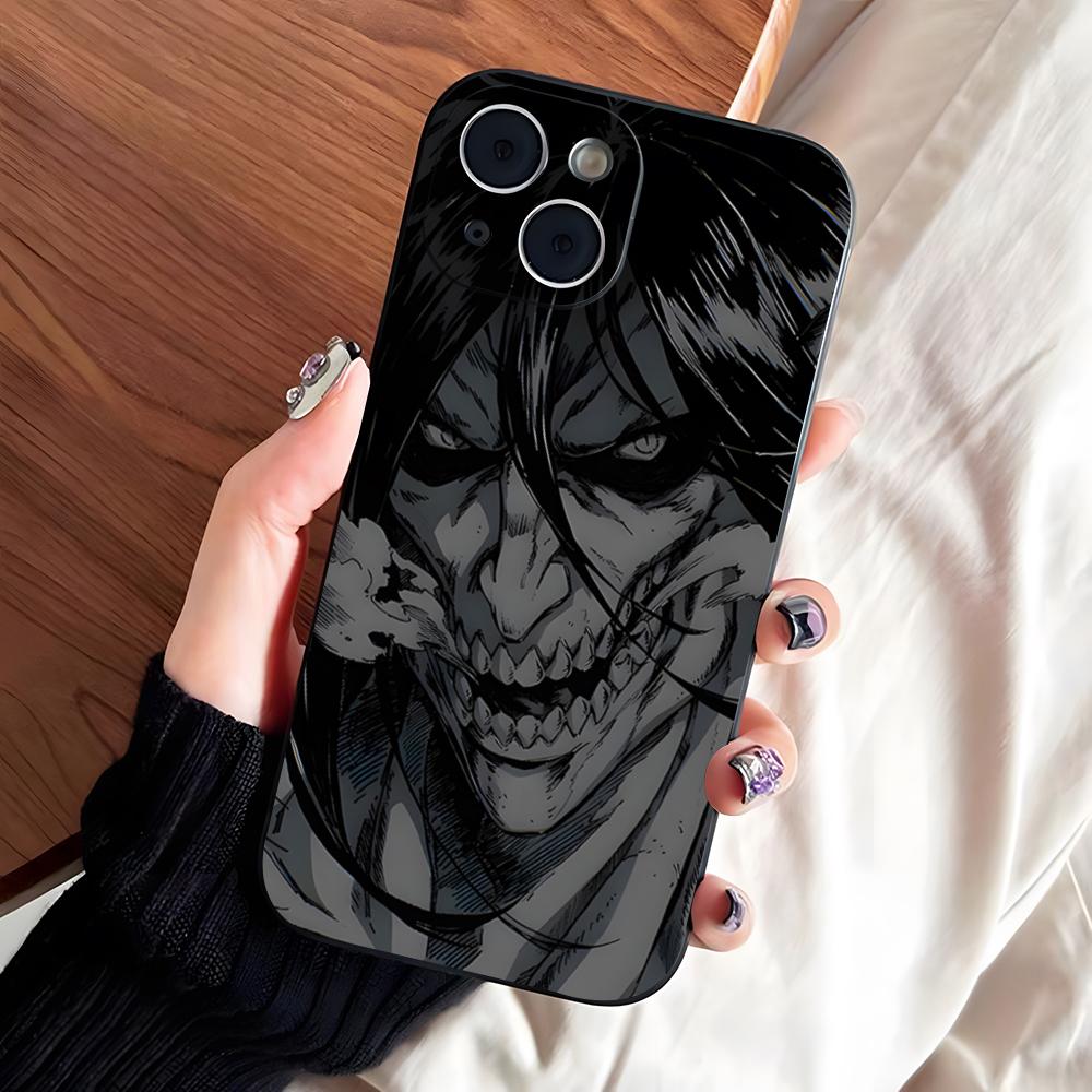 

Attack On Titan Phone Case For IPhone 17 Pro Max 16 15 14 Pro Max 13 11 X Xs Xr 8 7Plus Silicone Cover iPhone 14
