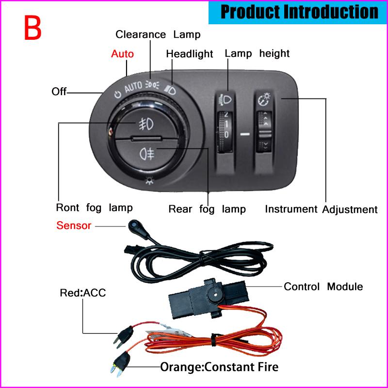 Auto Headlight Switch Module for Chevrolet Cruze Malibu TRAX for Opel mokka Astra J Regal Encore