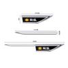 Car Door Side Fender Blade Logo Emblem Badge Decal Sticker for Renault RS Megane 2 3 4 Twingo Clio Talisman Captur Trafic Kwid AA18