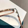 Women's INS Style Fashion Square Frame Reading Glasses Large Frame Comfortable TR90 Anti-blue Light Presbyopia Eyewear