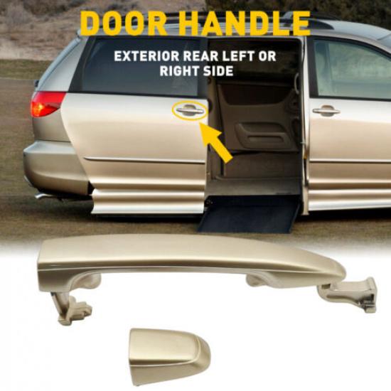 For 04-10 Toyota Sienna Outside Exterior Sliding Door Handle Left Or Right Rear