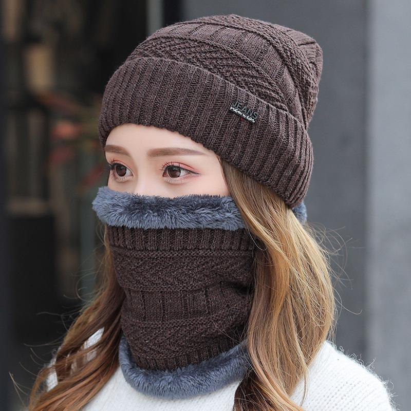 Women's Fleece-Lined Winter Hat: Korean Style, Versatile, Ear Protection