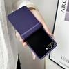 Popular Matte Skin Texture Candy Color Hinge Case For Samsung Galaxy Z Flip 7 FE 6 5 4 3 Slim Hard PC Shockproof Anti-Fall Cover