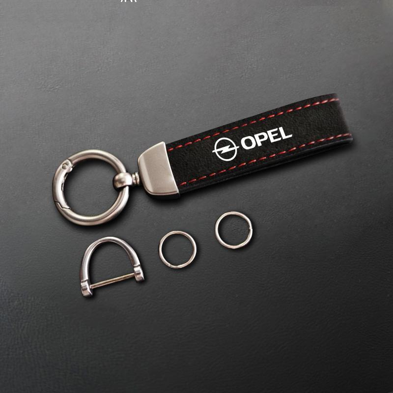 Car PU Leather Keychain Accessories For Opel Astra GTC Insignia Antara Meriva Zafira Vectra Mokka Corsa 2004 2007 2008 2011 2015