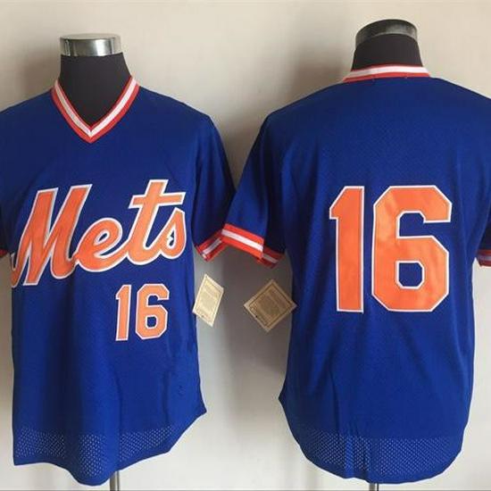 New York Mets Retro Embroidered Baseball Jersey
