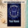 Beach TowelEverton FC Custom Name Text Personalized Soft Towel for Beach Pool Indoor Home Decor Gift
