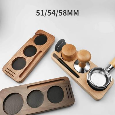 Stojan na podložku na podložku na kávu Stojan na podložku na portafilter Podpera podstavca Stojan z orechového dreva Pre 51 mm 54 mm 58 mm Espresso Príslušenstvo Barista